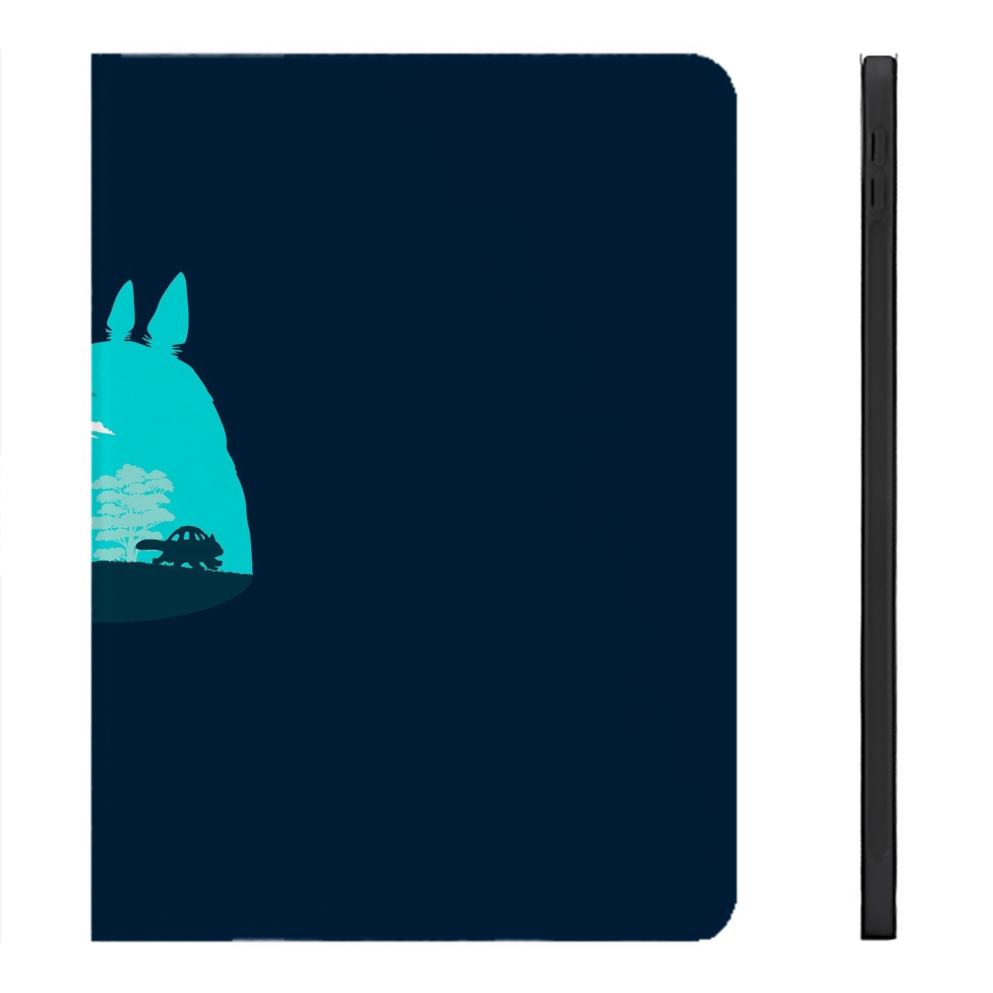 （画像用） となりのトトロ 草壁メイ 草壁サツキ My Neighbor Totoro Satsuki Kusakabe Mei Kusakabe IPadケース ペンホルダー付き ブックスタイルデザイン